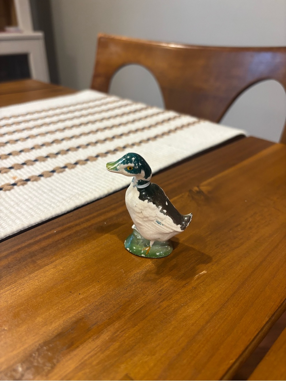 Vintage Cermaic Mallard Duck Figurine Made In Japan